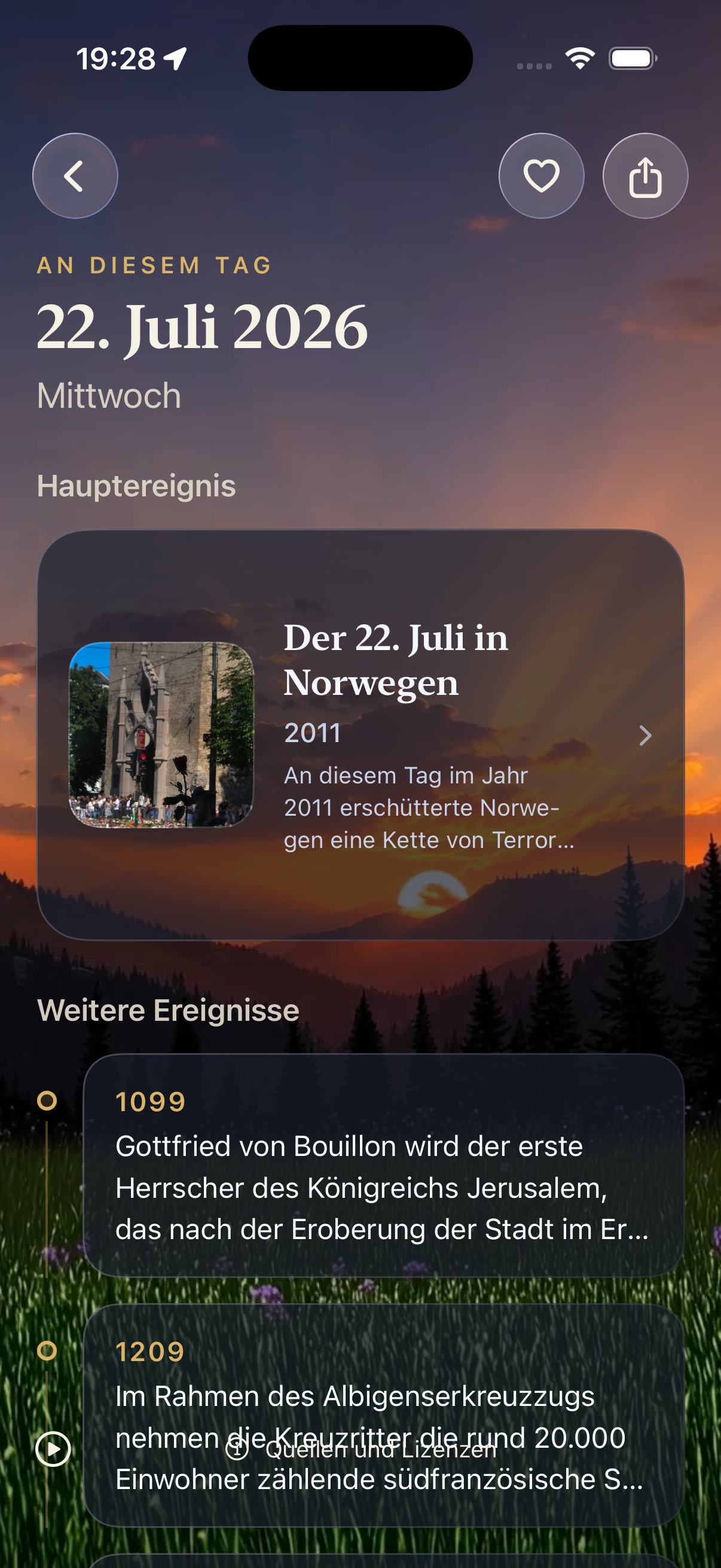 Today iOS detail