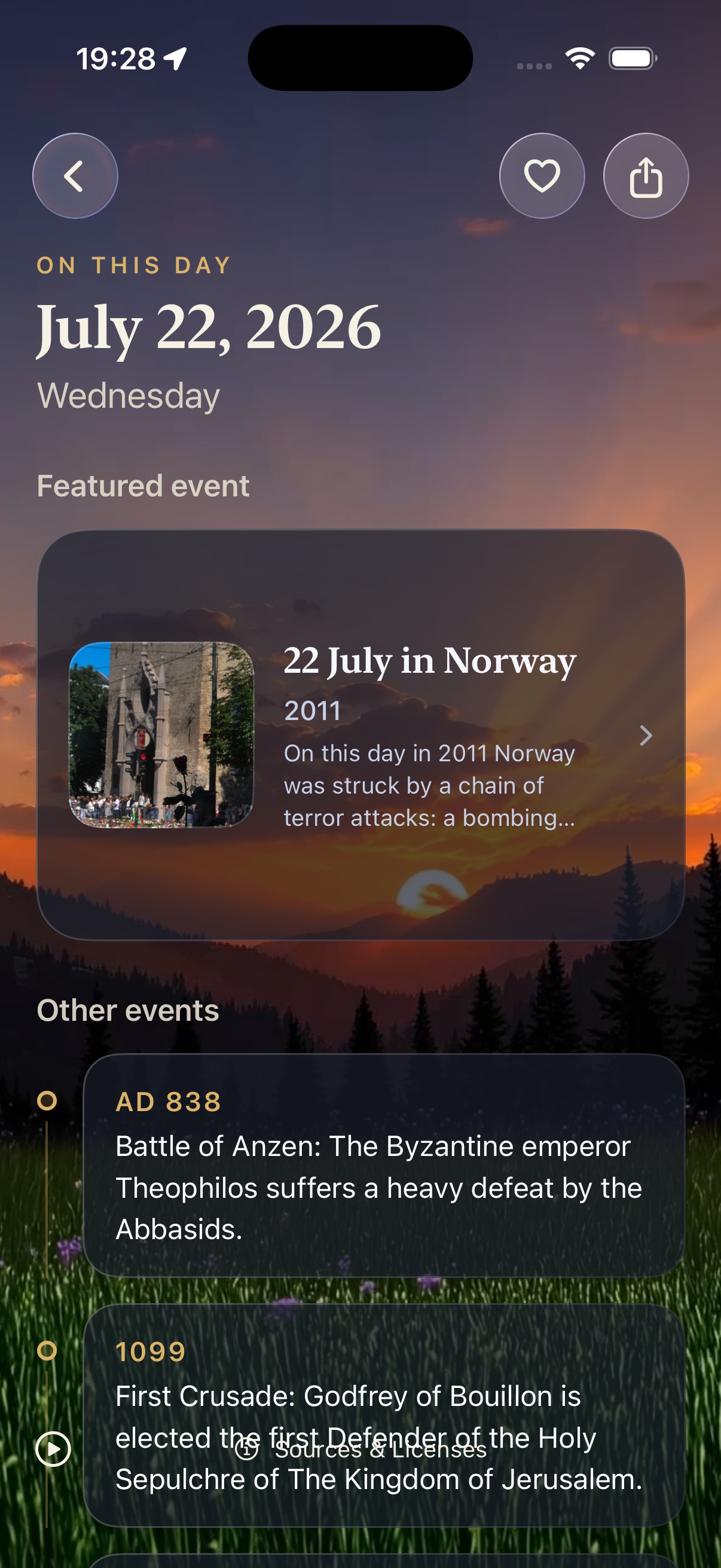 Today iOS detail